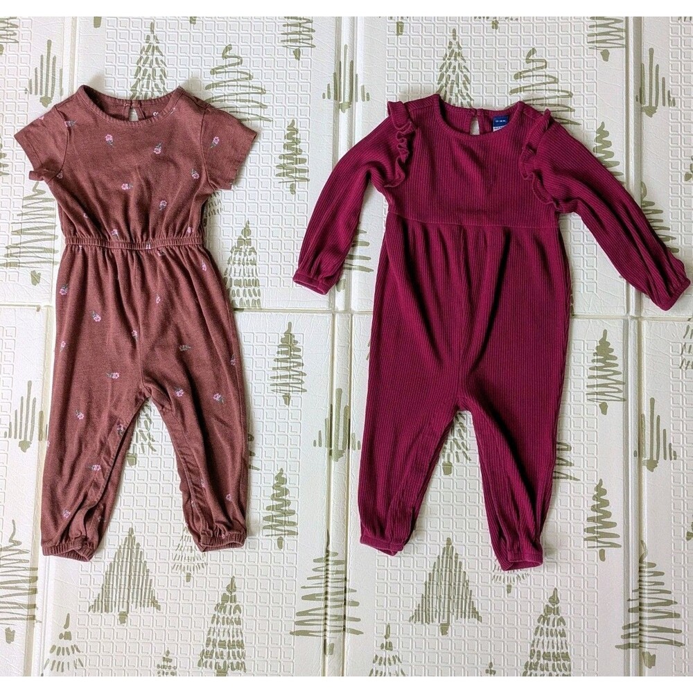 Baby Girl Clothing 16 Pc Lot 12-24M Carter’s Gap Cat & Jack Dresses Jeans Outfit - Picture 5 of 10